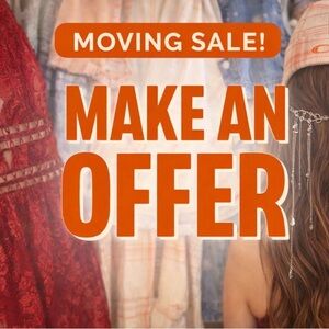 Moving Sale Graphic Overlay - Orange 'Make An Offer'